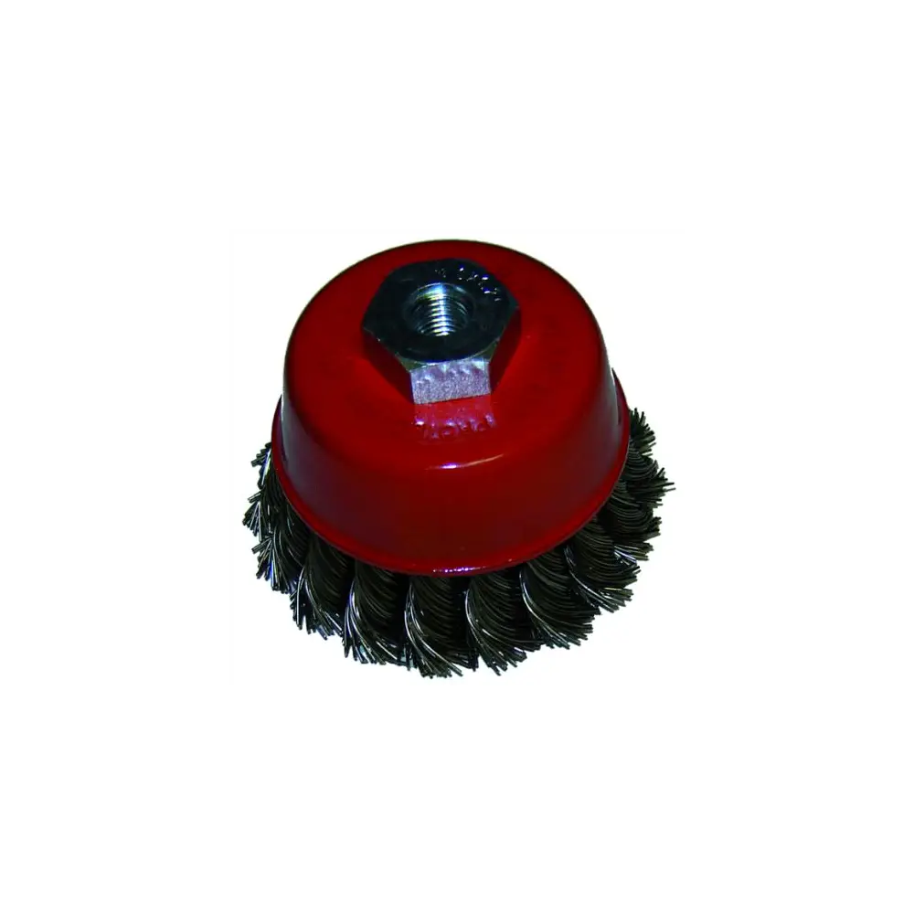 Knotted wire cup brush - 4" - ROD6362TT